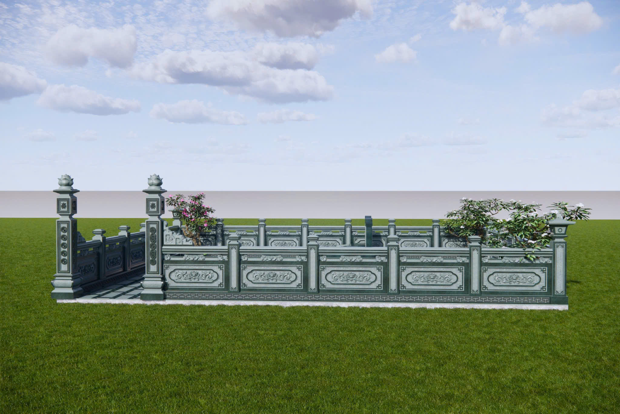 Lan Can Đá - LCD12